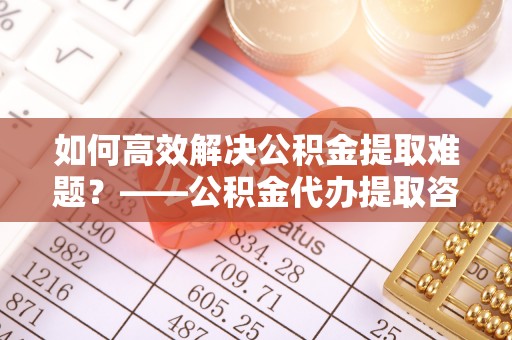 玉龙如何高效解决公积金提取难题？——公积金代办提取咨询服务指南
