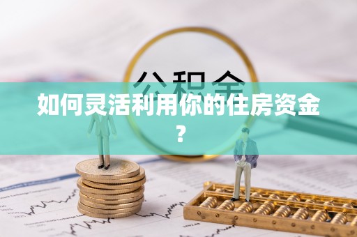 玉龙如何灵活利用你的住房资金？
