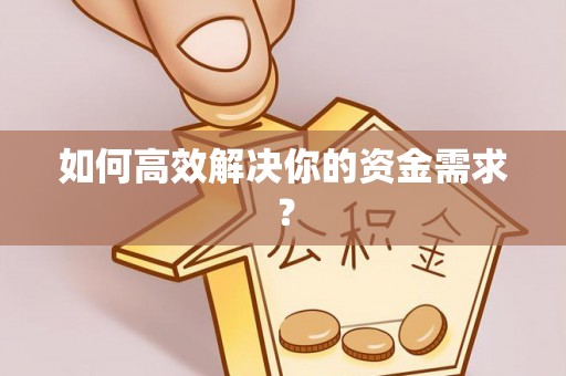 玉龙如何高效解决你的资金需求？