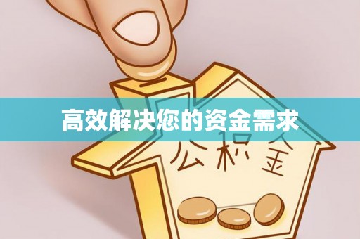 玉龙高效解决您的资金需求