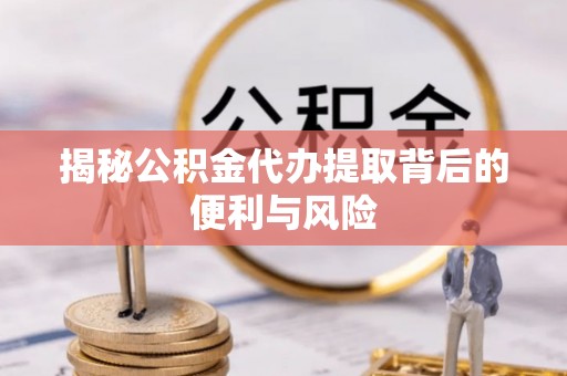 玉龙揭秘公积金代办提取背后的便利与风险