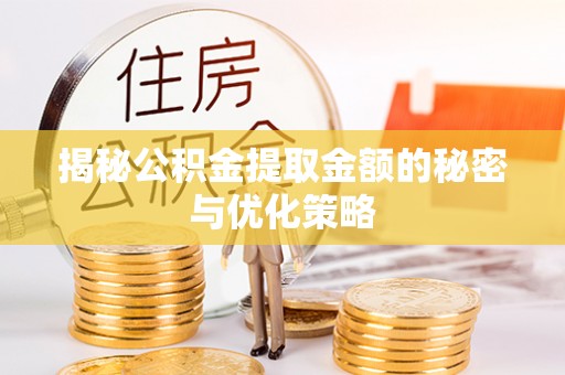 玉龙揭秘公积金提取金额的秘密与优化策略