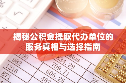 玉龙揭秘公积金提取代办单位的服务真相与选择指南