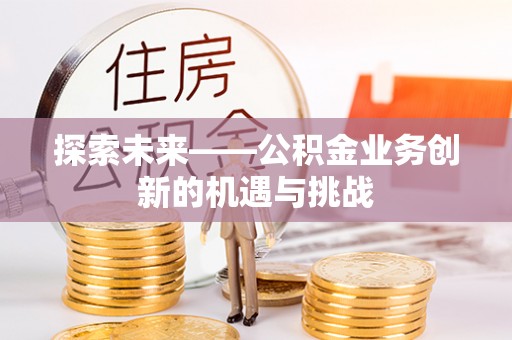 玉龙探索未来——公积金业务创新的机遇与挑战