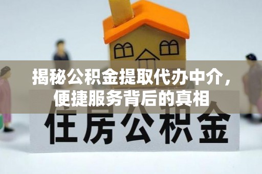 玉龙揭秘公积金提取代办中介，便捷服务背后的真相