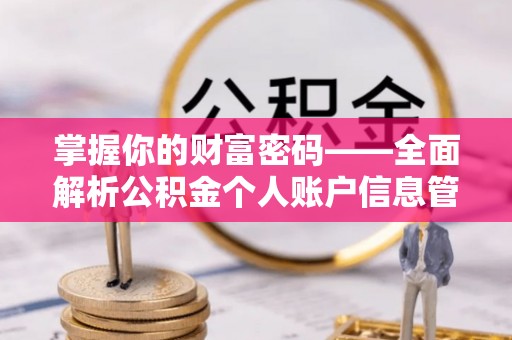 玉龙掌握你的财富密码——全面解析公积金个人账户信息管理与优化