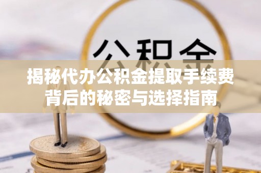 玉龙揭秘代办公积金提取手续费背后的秘密与选择指南