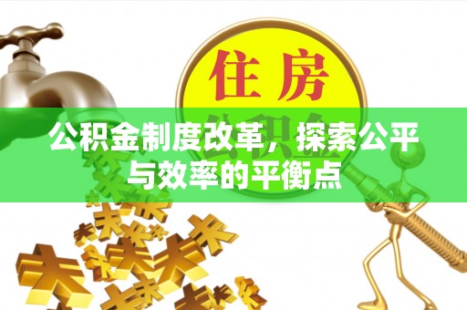 玉龙公积金制度改革，探索公平与效率的平衡点