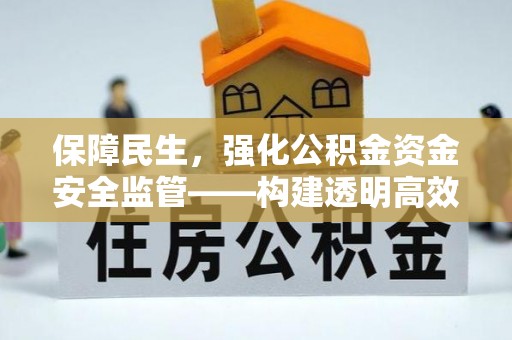 玉龙保障民生，强化公积金资金安全监管——构建透明高效的管理体系