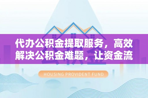 玉龙代办公积金提取服务，高效解决公积金难题，让资金流动更自由