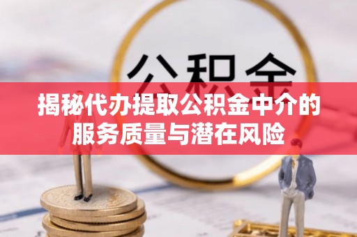 玉龙揭秘代办提取公积金中介的服务质量与潜在风险