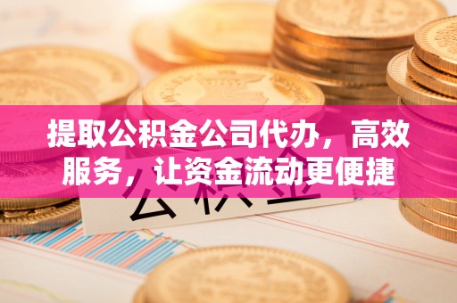 玉龙提取公积金公司代办，高效服务，让资金流动更便捷