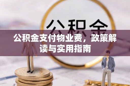 玉龙公积金支付物业费，政策解读与实用指南