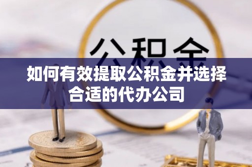 玉龙如何有效提取公积金并选择合适的代办公司