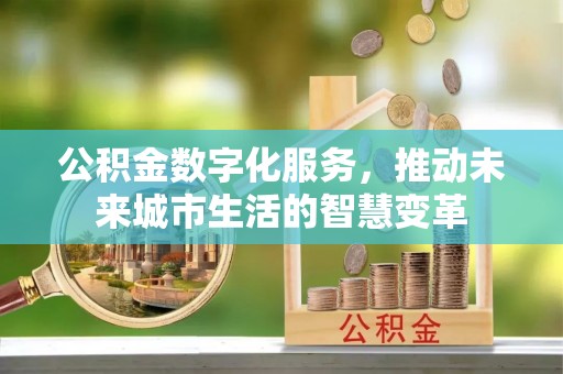 玉龙公积金数字化服务，推动未来城市生活的智慧变革