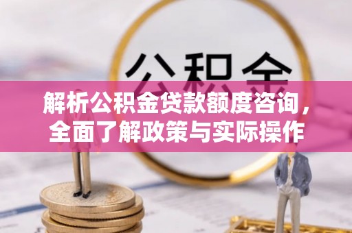 玉龙解析公积金贷款额度咨询，全面了解政策与实际操作