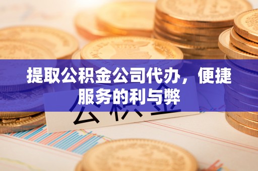玉龙提取公积金公司代办，便捷服务的利与弊