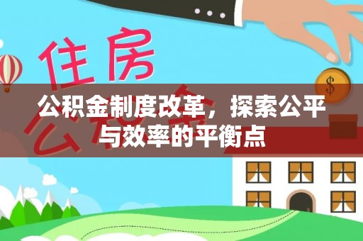 玉龙公积金制度改革，探索公平与效率的平衡点
